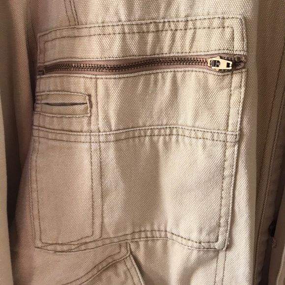 Vintage Don’t Stop mens khaki denim jacket! - Picture 6 of 8